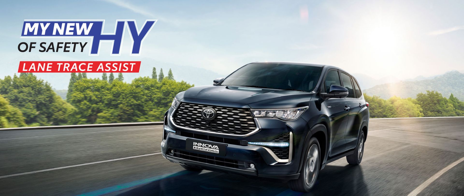 Creative banner design for Toyota promotion