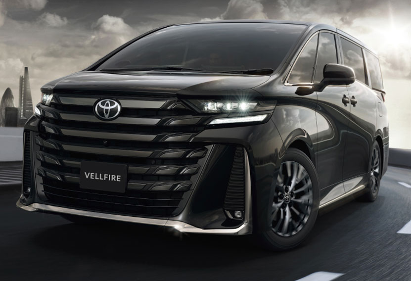Customer taking delivery of a new Toyota car
