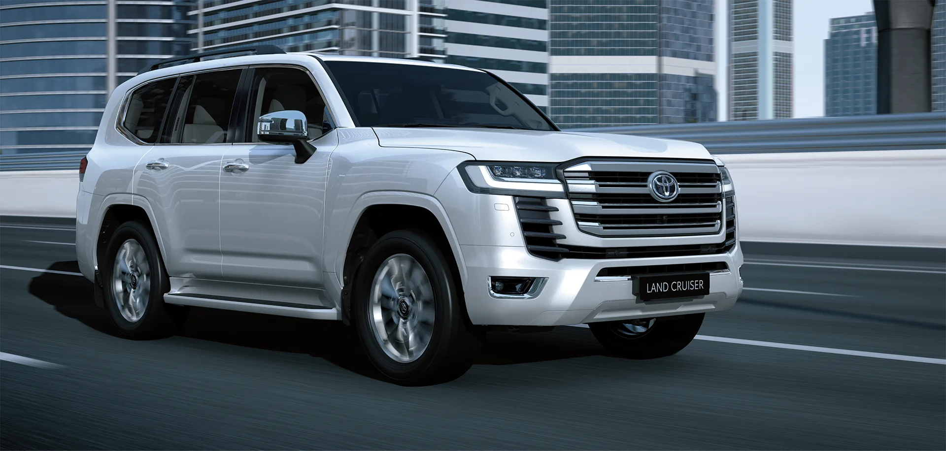 Toyota LC300 promotional display banner