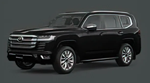 Toyota car color option 2 visual display