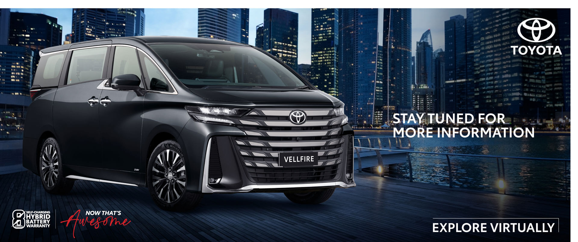 Toyota Vellfire luxury campaign visual