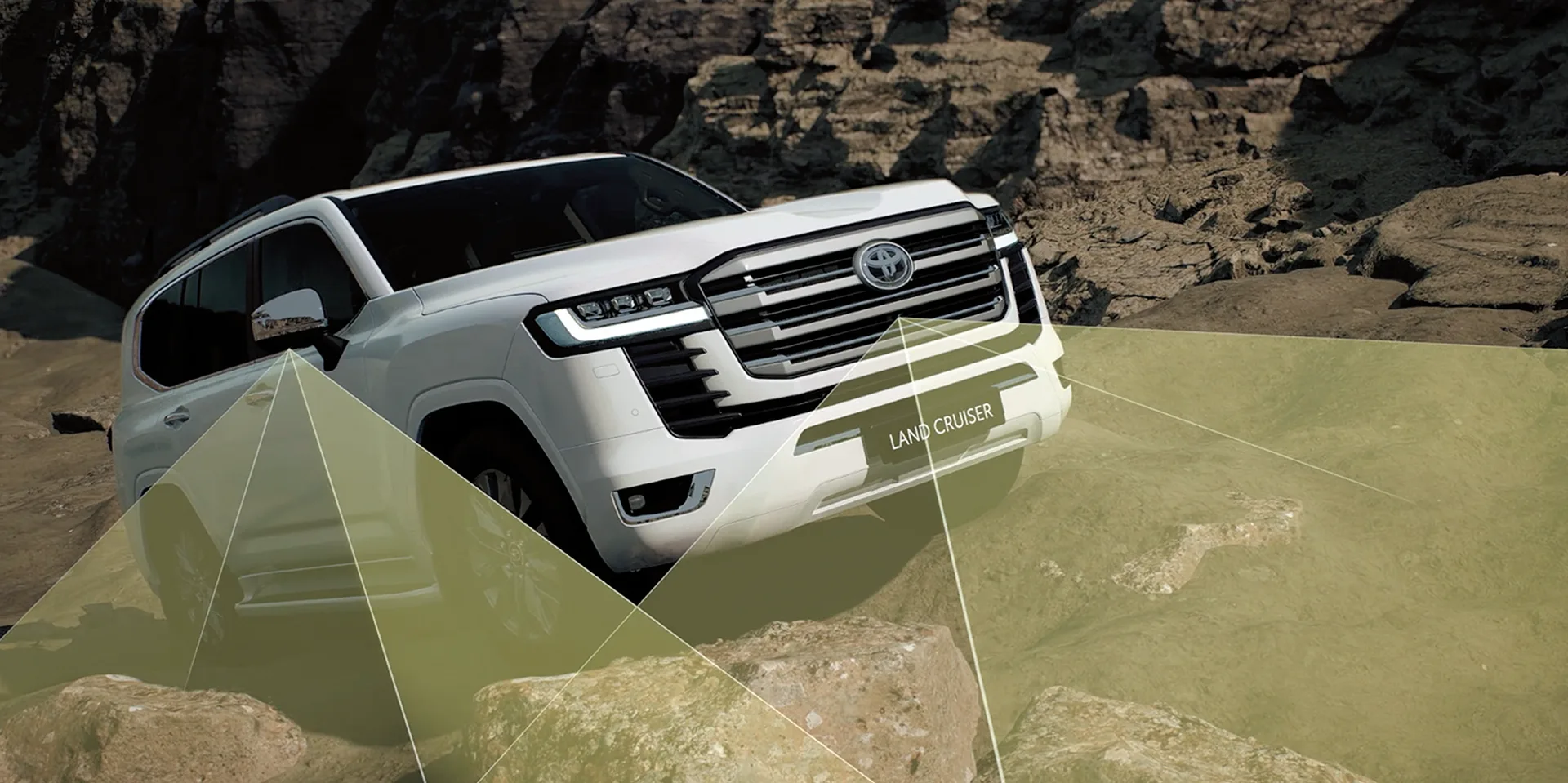 Toyota Multi-Terrain Monitor display for off-road view